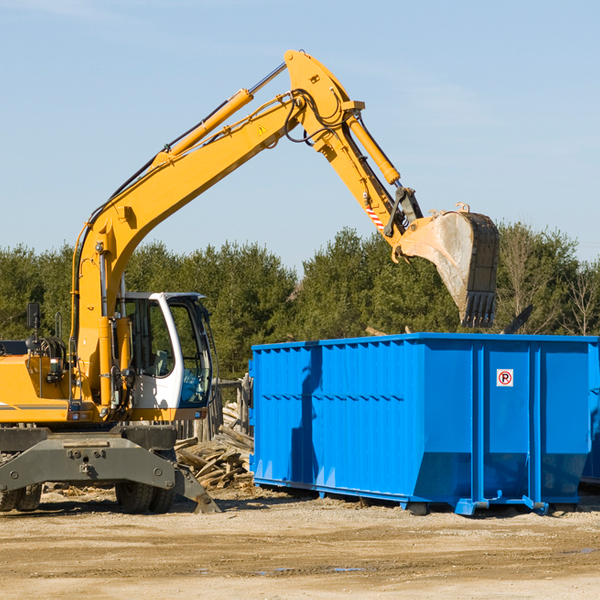 how many times can i have a residential dumpster rental emptied in Bulls Gap Tennessee